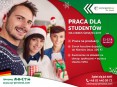 Praca dla studentów/uczniów na okres świąteczny. Zwrot kosztów dojazdu!