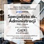 Specjalista ds. Administracji z orzeczeniem - Gądki