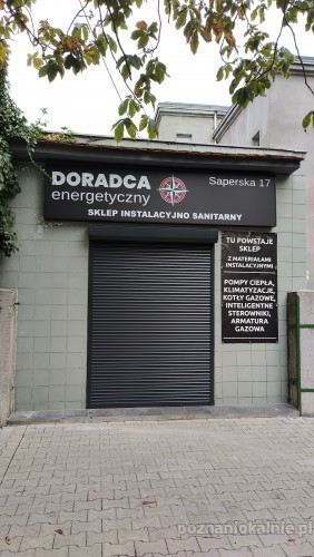 Sklap instalacyjno-sanitarny Doradca Energetyczny Poznań, Saperska 17