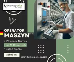 Operator maszyn (k/m)  różne branże