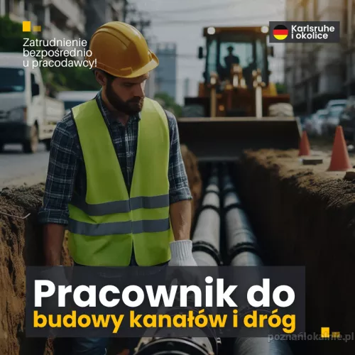 NIEMCY- Pracownik do budowy kanałów i dróg