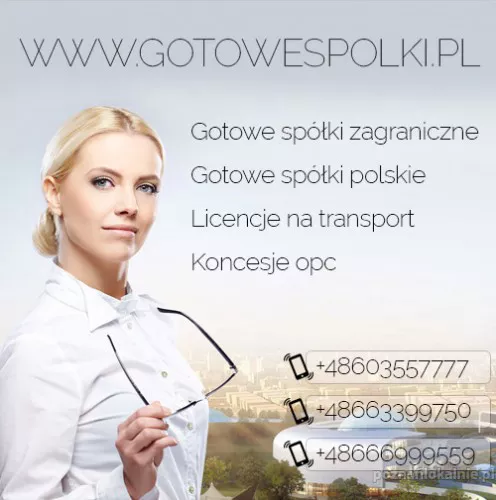 Spółka transportowa - TRANSPORT MIĘDZYNARODOWY, KRAJOWY SPEDYCJE