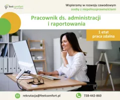 Pracownik ds. administracji i raportowania  praca zdalna