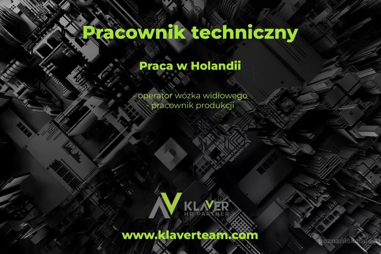 Praca za granicą- Pracownik techniczny- od zaraz!