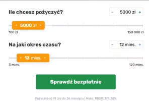 Automat pożyczkowy - Pożyczka na dowód Online do 50 000 zł