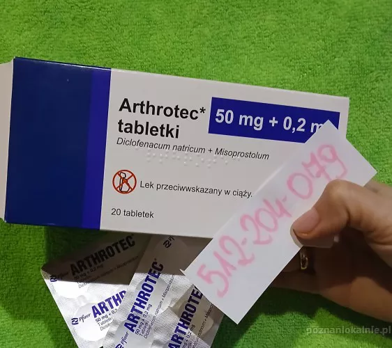 Arthrotec tabletki poronne Misoprostol