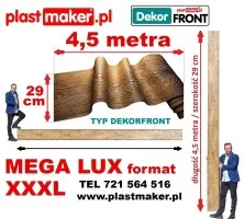 NOWOŚĆ Elastyczna deska dekoracyjna DekorFront MEGA lux NOWOŚĆ Elastyczna deska dekoracyjna DekorFront MEGA lux