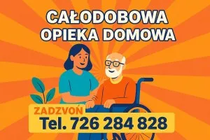 Opieka seniora Poznań z zamieszkaniem, całodobowo.