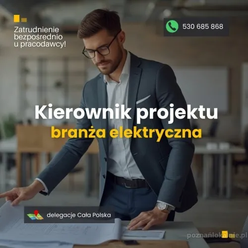 Kierownik / Kierowniczka Projektu - branża elektryczna
