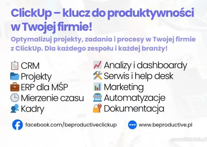 Konsultant ClickUp wdrożenie CRM i zarządzanie projektami