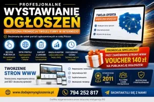 Skuteczne wystawianie ogłoszeń + Tanie strony WWW
