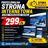 Strona WWW od 299 PLN, REALIZACJA 24 H