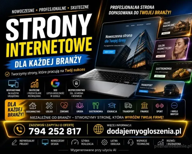 Projektowanie stron internetowych dla salonów fryzjerskich