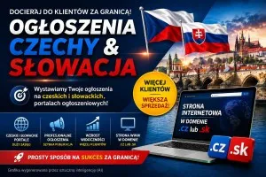 Publikujemy ogłoszenia w Czechach i na Słowacji